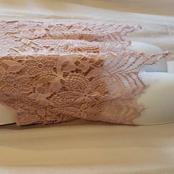 Express Pink Lace Racerback Tank Blouse Size S - Picture 13 of 14